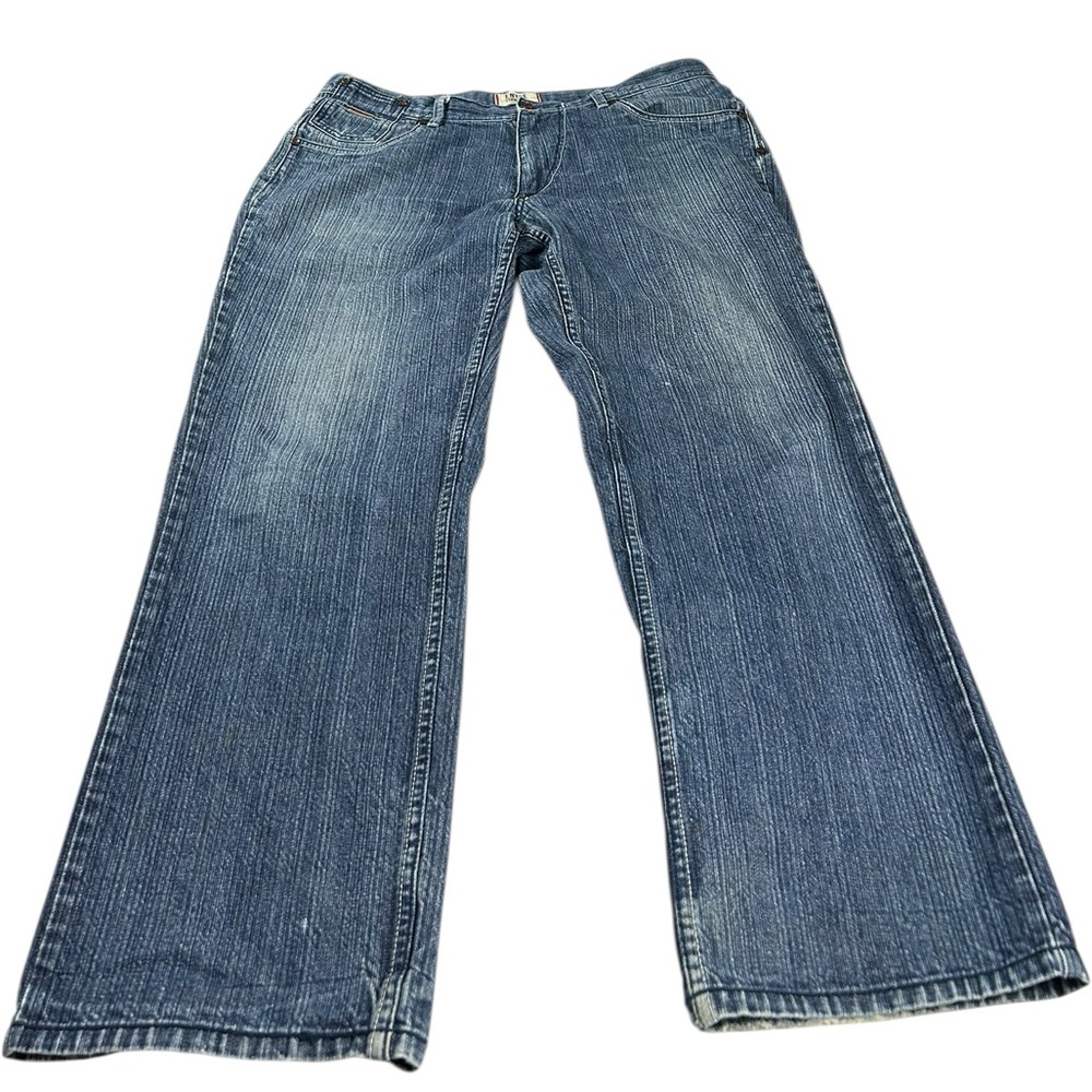Y2K ENYCE Baggy Wide Leg Jeans Size 38 Hip Hop Skater Denim